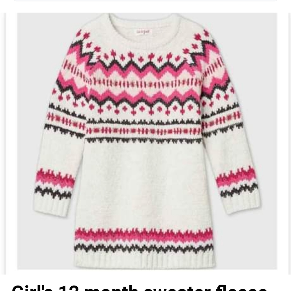 Girls Sweater Dress